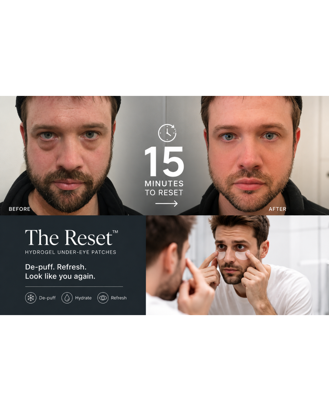 The Reset™ Hydrogel Under-Eye Patches