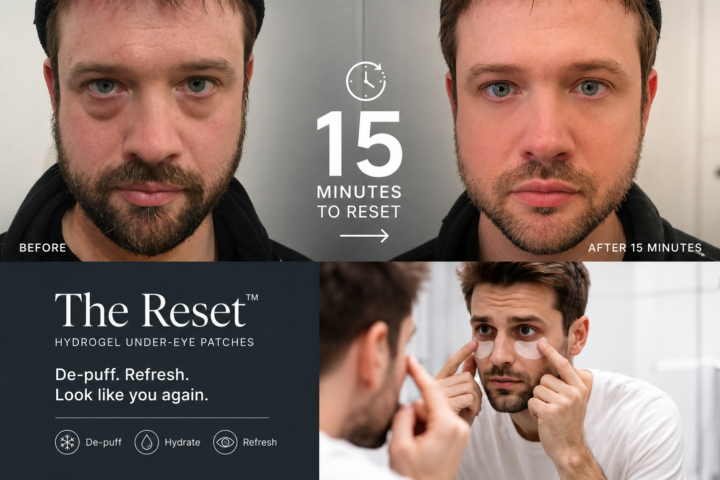 The Reset™ Hydrogel Under-Eye Patches